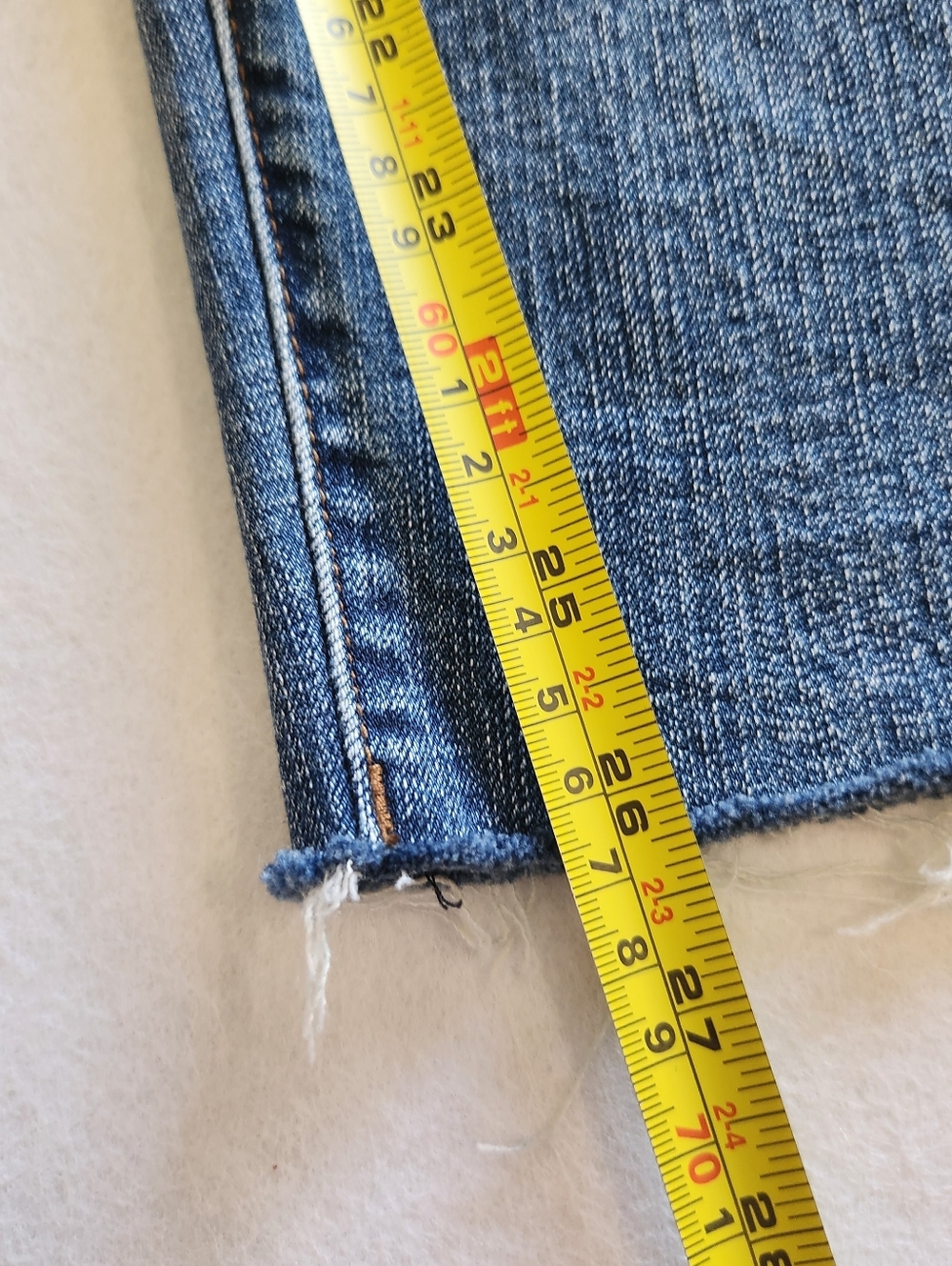 Kut From The Kloth Classic Ankle Jeans in Washed Blue Size 16w - Picture 9 of 13